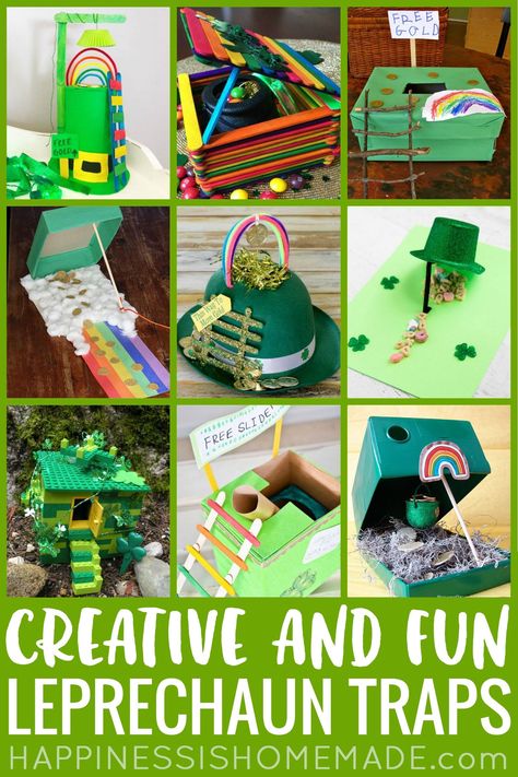 Leprechaun Trap Ideas, Diy Leprechaun, Leprechaun Trap Project, Leprechaun Tricks, St Patricks Crafts, St Patricks Day Crafts For Kids, Leprechaun Trap, St Patrick Day Activities, St Patrick's Day Crafts