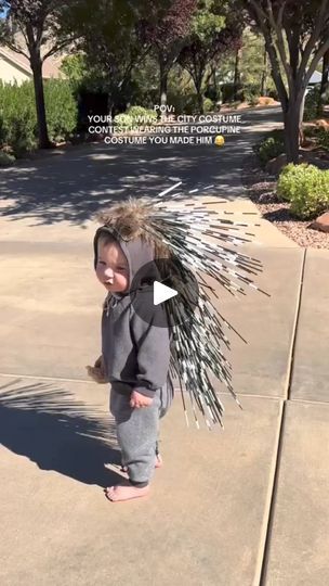 Porcupine Costume Diy, Porcupine Costume, Costume Diy, Crafty Moms, Diy Costumes, Kids Costumes, Halloween Costumes, My Favorite, Quick Saves