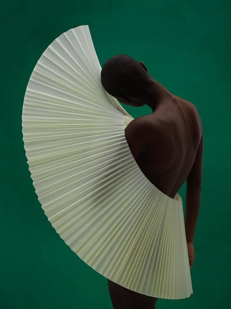 Africa Tourism, Minimal Color Palette, Origami Artist, Sculptural Object, Still Photography, Art Archive, 인물 사진, Soft Lighting, Hand Fan