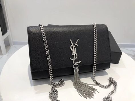 Ysl Kate Tassel Bag, Saint Laurent Kate Bag, Ysl Kate, Louis Bag, Kate Bags, Bag With Tassel, Ysl Saint Laurent, Ysl Bags, Tassel Bag