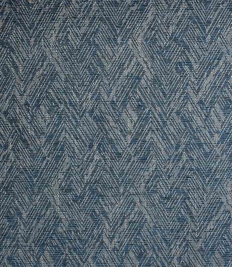 Voyage Decoration Kiso Fabric / Cobalt | Just Fabrics Blue Curtain Fabric Texture, Blue Fabric Texture Patterns, Blue Pattern Curtains, Map Vai, Denim Fabric Texture, Blue Pattern Fabric, Fabric Laminate, Sofa Pattern, Blue Fabric Texture