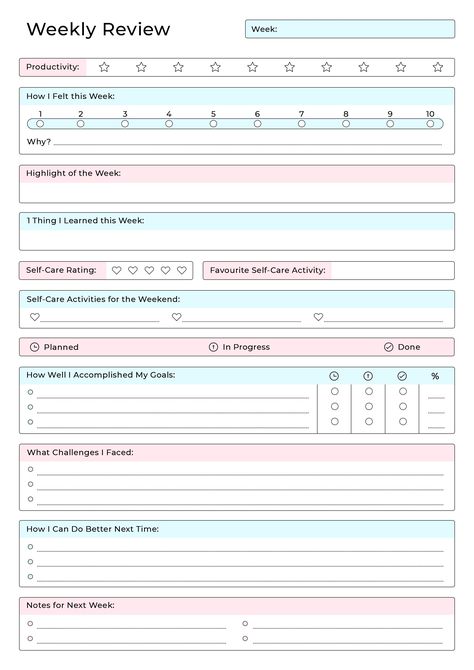 Nurture your holistic well-being by incorporating self-care practices into your weekly reflectionsUse the printable to schedule moments of self-caregratitudeand positive affirmationsfostering a sense of balance and self-appreciation as you progress on your journeyDownload this printable exclusively from www.theprintables.in. Self Reflection Template, Weekly Reflection Template, Self Therapy Journal Template, Weekly Check In, Wellness Journal Template, Self Care Journal Pages, Self Care Template, Planning Sport, Self Care Tracker