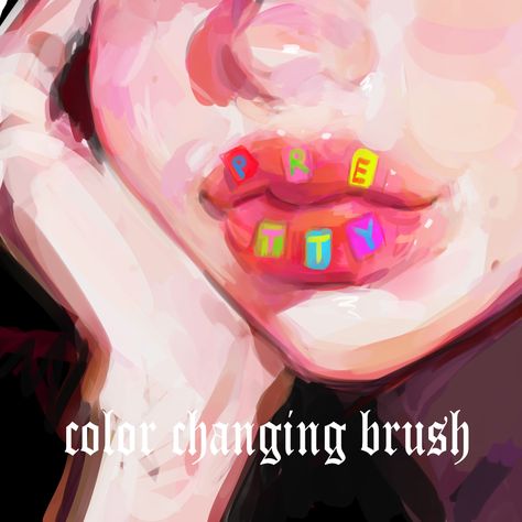 color changing brush! - CLIP STUDIO ASSETS Texture Brush Csp, Lineart Clip Studio Paint, Free Csp Brushes, Clip Studio Paint Brushes Coloring, Clipstudio Brushes Free, Brushes For Clip Studio Paint, Clip Studio Brushes Free, Csp Brushes Free, Clip Studio Paint Brushes Free