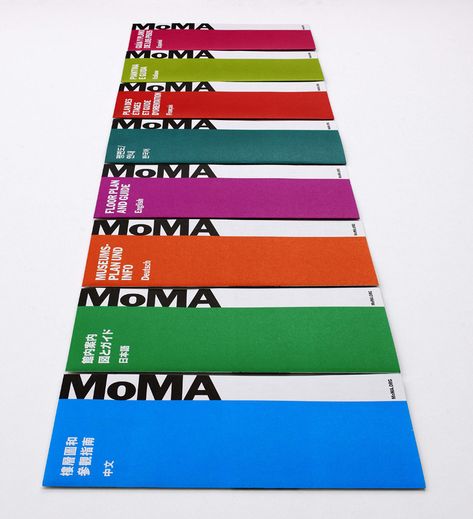 Calendars & Guides - The Department of Advertising and Graphic Design Folder Graphic Design, Presentation Folder Design, Styles Of Art, Museum Identity, Moma Museum, Museum Branding, Brochure Design Layouts, Travel Humor Quotes, Moma Design