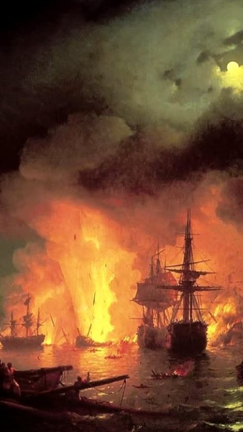 Burn The Ships Wallpaper, Burn The Boats Wallpaper, Napoleon Aesthetic, Napoleon Wallpaper, Pirate Ship Wallpaper, Ship On Fire, Pirate Painting, Burning Ship, Pirate Wallpaper