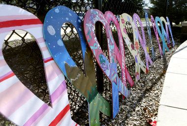 Use cardboard to make ribbons, have each team pay $5 or $10 to decorate one, display all around the gym Student Christmas Gifts, Relay For Life, Pink Out, Fundraising Events, Awareness Ribbons, Pink Ribbon, For Life, Sign Up, Pink