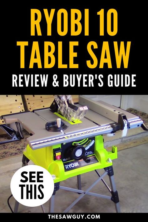 Diy Table Saw Workbench, Saw Table Diy, Sewing Table Diy, Table Saw Table, Ryobi Table Saw, Table Saw Reviews, Home Made Table Saw, Ryobi Power Tools, Table Saw Workbench