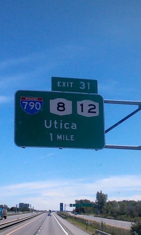 Utica ny - Exit 31 off of the NYS Thruway...love seeing this sign! Utica New York, Upstate Ny Travel, Italian Pride, Lake George Village, Summer Vacation Spots, Adirondack Mountains, I Love Ny, Lake George, I ❤ Ny