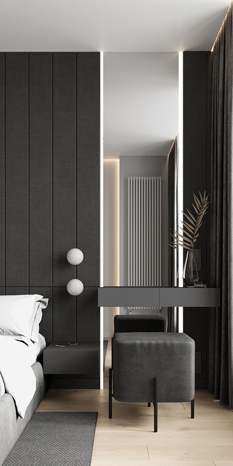 Contemporary Bedroom Black, Black Bed Design Modern, Black Marble Bedroom Ideas, Bedroom Luxury Elegant Modern Black, Luxury Bedroom Design Girls, Marble Bedroom Ideas, Rich Bedroom Luxury Modern Black, Bedroom Inspirations For Small Rooms, Marble Bedroom