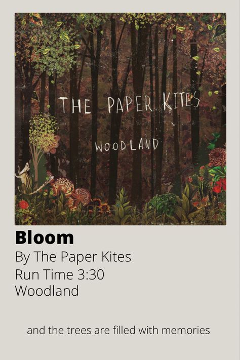 Bloom Paper Kites, The Paper Kites, Minimalist Posters, Music Cover, Kites, Music Covers, Minimalist Poster, Cover Design, Songs