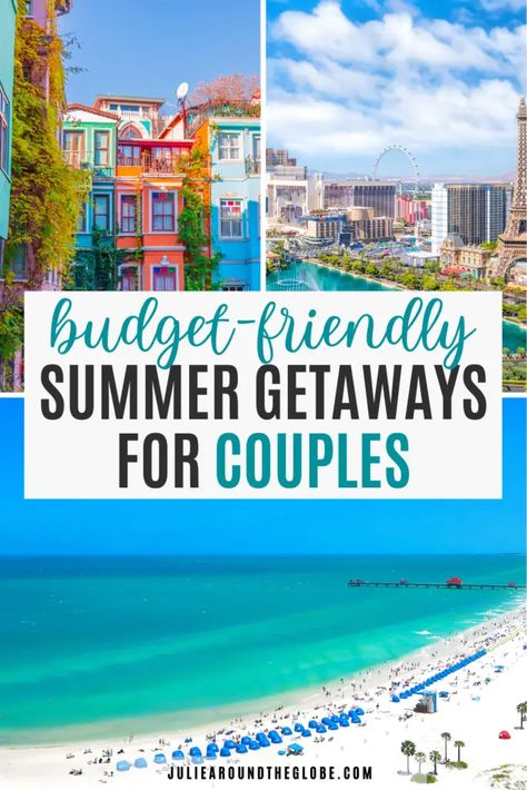 Looking for romantic and affordable travel destinations for your next summer trip? Discover the best budget vacation ideas for couple looking for summer trip ideas that won't break the bank. Romantic Vacation Ideas, Couples Vacation Ideas Usa, Couple Trip Ideas, Cheap Vacations For Couples, Inexpensive Vacation Ideas, Cheap Summer Vacations, Couples Vacation Ideas, Budget Beach Vacation, Summer Trip Ideas