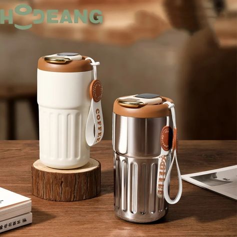 450ml Custom Intelligent Temperature Stainless Steel Vacuum Flask Coffee Mug Best Insulated Coffee Mug, Coffee Thermos, Stainless Steel Coffee Mugs, Insulated Coffee Mugs, Thermos Cup, Vacuum Cup, Thermos Bottle, Stainless Steel Cups, Vacuum Flask