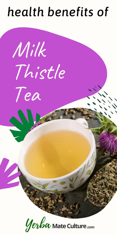 Teas For Liver Health, Milk Thistle Tea Recipe, Tea For Liver Health, Milk Thistle Tea Benefits, Milk Thistle Benefits For Women, Thistle Benefits, Milk Thistle Benefits, Milk Thistle Tea, Liver Supplements