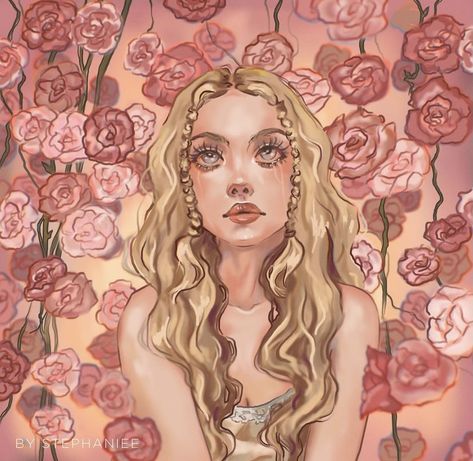 Pink Aesthetic, Roses, Blonde, Hair, Pink, On Instagram, Instagram, Art