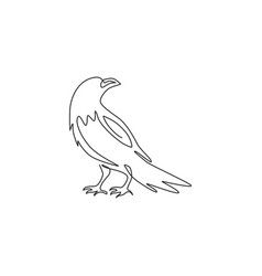 Single Line Raven Tattoo, Raven Line Art Tattoo, Raven Outline Drawing, Raven Line Tattoo, Cute Raven Tattoo, Raven Line Drawing, Raven Outline Tattoo, Raven Tattoo Outline, Flying Crow Tattoo