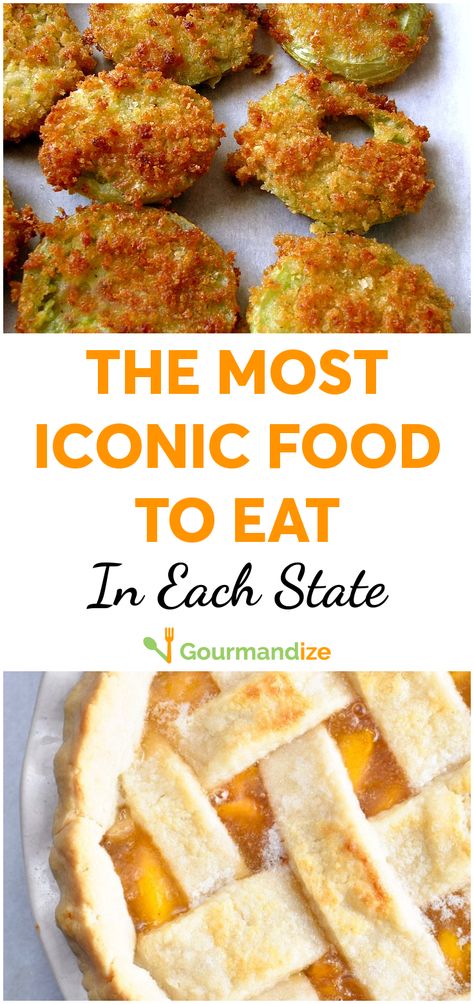 Discover the must-eat food of each and every American state! Did your favorite food make the cut?  #food #classicrecipes #traditionalrecipes #statefood #americana #roadtripeats Classic American Dishes, Foods Of The 50 States, All American Recipes, American Recipes Classic, Americana Recipe, Classic American Food, Usa Recipes, American Cuisine Recipes, American Food Recipes