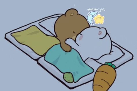 Milk And Mocha Bear Dancing, Milk Bear Sleeping, Milk And Mocha Bear Gif Angry, Good Morning Love You, Sleeping Gif, Good Night For Him, Good Night Meme Cute, Animation Story, Good Night I Love You Meme