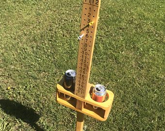 Cornhole Scoreboard, Ladder Golf, Diy Yard Games, Corn Hole Diy, Cornhole Designs, Outside Games, Beer Holder, Diy Lawn, Outdoor Game