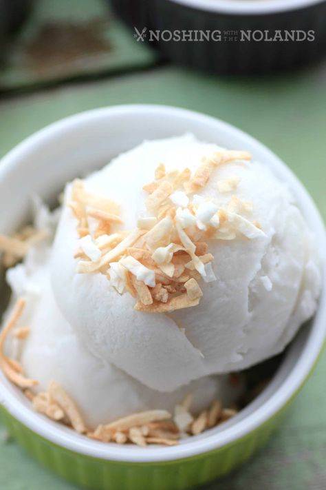 Coconut Ice Cream by Noshing With The Nolands