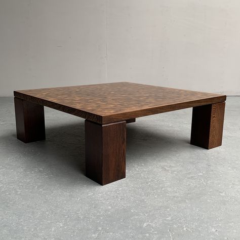 Listed on VNTG.com: Brutalist coffee table by Rolf Middelboe & Gorm Lindum for Tranekaer, Denmark 1970s | #vntg #vintage Retro Coffee Tables, Vintage Design, Dining Bench, Denmark, 1970s, Dining Table, Coffee Table, Coffee, Van