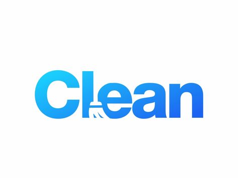 Clean 182/365 by Ak desain on Dribbble Best Broom, Cleaning Company Logo, Cleaners Logo, Cleaning Service Logo, Clean Logo Design, Creative Advertising Design, Cleaning Logo, Logo Design Ideas, Cleaning Companies