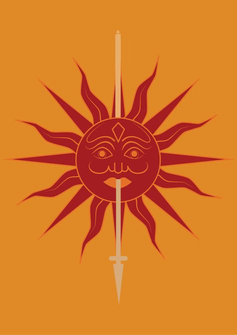 House Martell Sigil, House Martell, Fallen Empire, European Flags, Heraldry Design, Got Party, Hanuman Pics, Sun Tattoos, Percy Jackson Fan Art