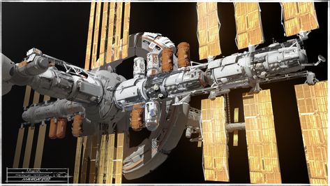 ArtStation - "МИРА" concept art - space station , maxim revin Space Station Concept Art, Space Station Art, Space Engineers, Art Space, Futuristic Technology, Space Station, Space Crafts, Space Art, Concept Art