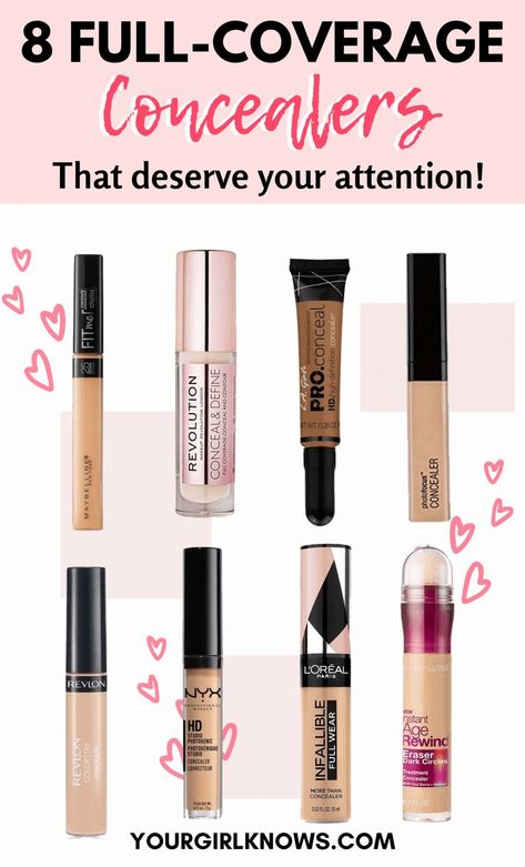 Concealers are a makeup junkie's best friend. And I know you agree! That's is why here are best drugstore concealers of all times to fake a night's sleep. #makeup #concealers Best Drugstore Concealer For Dry Skin, The Best Concealer For Dark Circles, Best Drugstore Makeup For Dry Skin, Concealers For Dry Skin, Drugstore Concealer For Dry Skin, Dry Skin Concealer, Dry Skin Foundation Full Coverage, Good Concealer Drugstore, Best Drugstore Concealer For Under Eyes