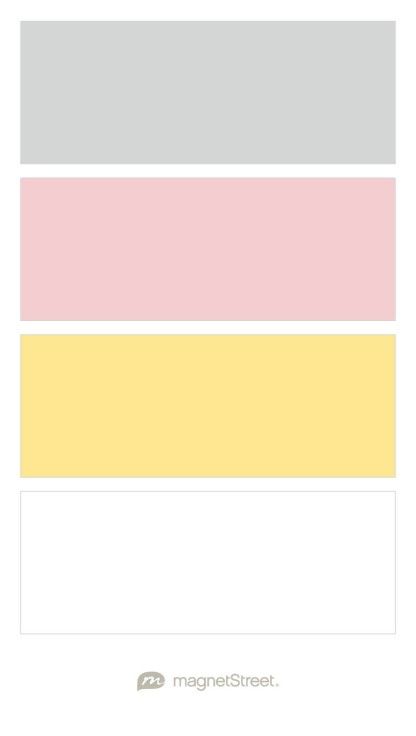 Yellow Pink And Grey Bedroom, Yellow White Palette, Pink Yellow White Color Palettes, Yellow And White Room Ideas, Pink White And Gold Color Palette, Lemon Yellow Colour Palette, Pink And Yellow House Decor, Color Palette Yellow Pink, Pink And Yellow Colour Palette