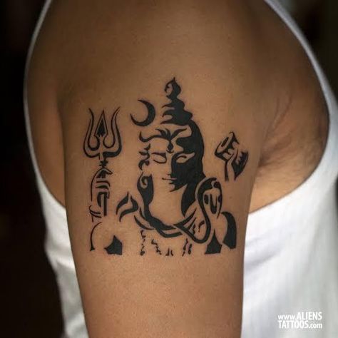 Sivan Tattoo Designs, Explore Tattoo Ideas, Aliens Tattoo, Ankh Tattoo, Om Tattoo Design, Simple Tattoos For Guys, Shiva Tattoo Design, Om Tattoo, Explore Tattoo