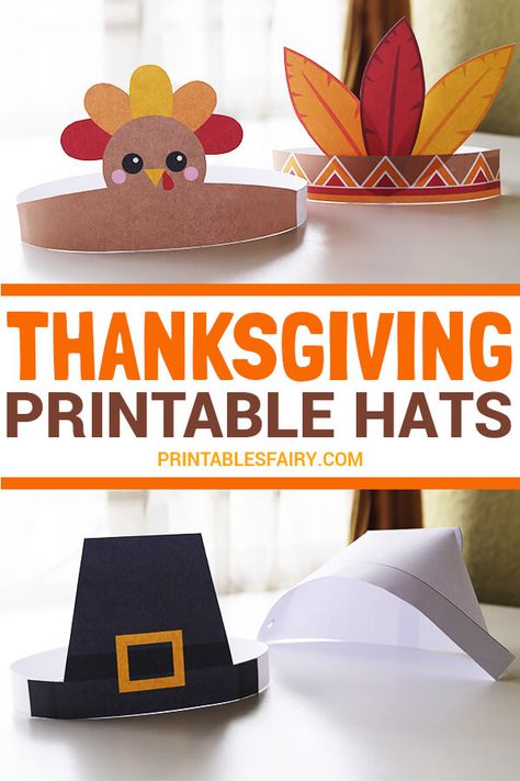 Thanksgiving Hats For Kids, Pilgrim Bonnet, Thanksgiving Hats, Pilgrim Crafts, Thanksgiving Headbands, Thanksgiving Templates, Thanksgiving Crafts For Toddlers, Thanksgiving Hat, Thanksgiving Crafts Preschool