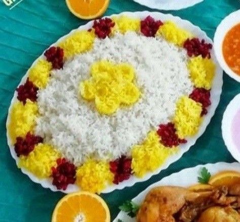 Food Art Ideas, Rice And Curry, Iran Food, Food Cart Design, Amazing Food Decoration, Catering Ideas Food, Indian Cooking Recipes, Easy Food Art, Food Vids