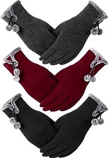 Winter Gloves For Women, Ladies Gloves, Brown Leather Gloves, Texting Gloves, Stocking Stuffers For Women, Red Gloves, Gloves For Women, Warmest Winter Gloves, Cold Weather Gloves