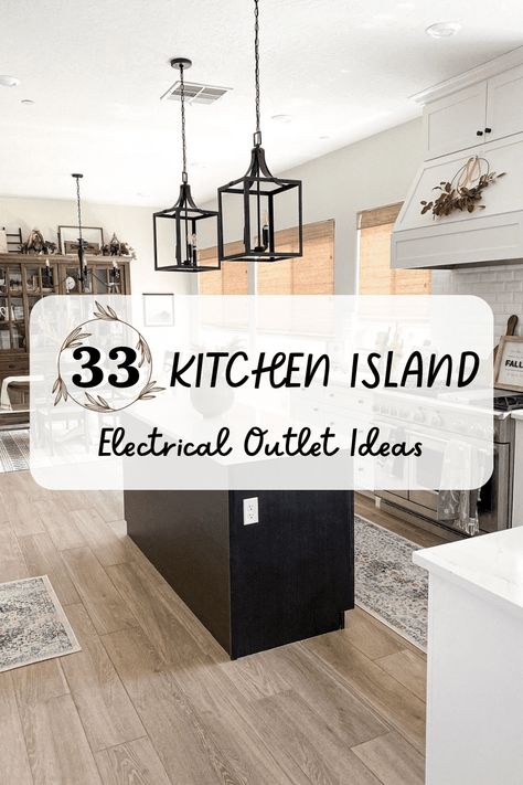 Ada Kitchen Island, Outlets On Island Kitchens, Where To Put Electrical Outlets Kitchen Islands, Island Cabinets Ideas, Kitchen Island Configurations, Adding Kitchen Island, Kitchen Island Power Outlet, Island Electrical Outlet, Kitchen Island Electrical