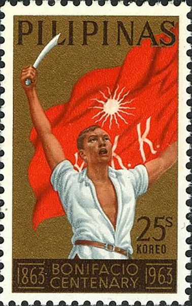 Filipino Heroes, Andres Bonifacio, Revolution Art, Continents And Oceans, Filipino Art, China Map, Philippine Art, Philippines Culture, Commemorative Stamps