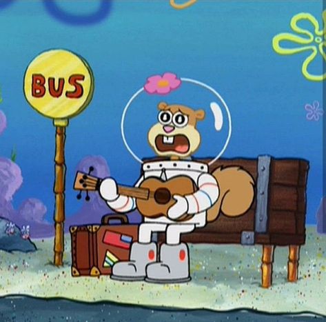 Song Meme, Spongebob Background, Spongebob Faces, Home Song, Spongebob Pics, Spongebob Cartoon, Stephen Hillenburg, Sandy Cheeks, Pineapple Under The Sea