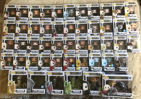 Current Game of Thrones Funko Pop Collection! - funkopop Game Of Thrones Funko Pop, Pop Game, Funko Game Of Thrones, Game Of Thrones Cast, Funko Pop Collection, Pop Collection, Favorite Hobby, Funko Pops, Television Show