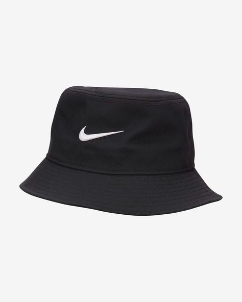 Nike Apex Swoosh Bucket Hat. Nike.com Nike Bucket Hat, Lakers Hat, Bucket Hat Black, Rain Or Shine, Swoosh Logo, Nike Swoosh, Golf Sport, Sports Brands, Black White Fashion