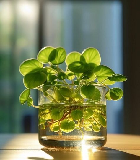 Plants In Glass Bowls, Hydroponic Glass Vase, Plants In Clear Vase, Plants To Buy, Glass Bowl Plant Ideas, Diy Indoor Vegetable Garden, Plants Growing In Water, Plants You Can Grow In Water, House Plant Propagation