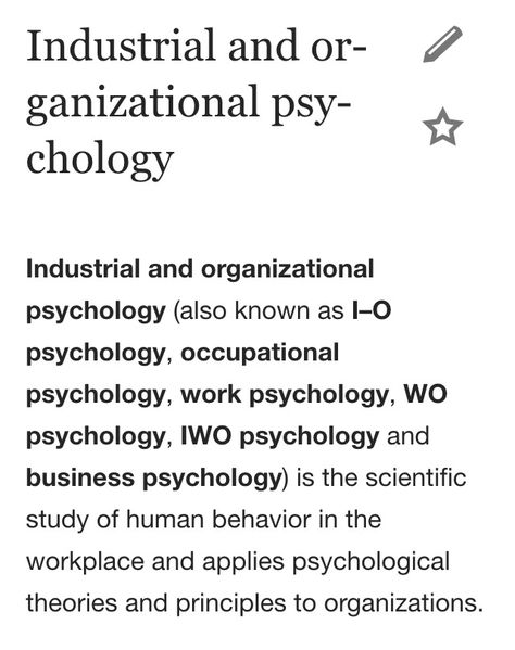 Industrial Organizational Psychology https://en.m.wikipedia.org/wiki/Industrial_and_organizational_psychology Industrial Psychology Career, Industrial Psychologist, Io Psychology, Industrial Organization, Industrial Organizational Psychology, Industrial Psychology, Psychology Wallpaper, Psychology Jobs, Organizational Psychology