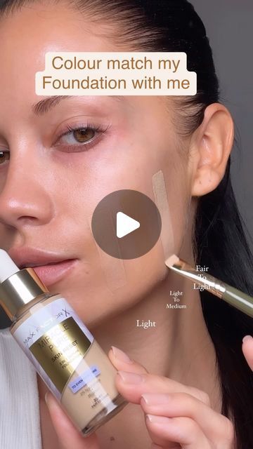 Jacinta Spencer on Instagram: "AD.  Match my foundation with me using the new @maxfactor Miracle Pure Skin Reset Serum Foundation available at @bootsuk . 
•
#makeup #miraclepure #2in1skinreset #foundation #maxfactor" Max Factor Foundation, Foundation Swatches, Pure Skin, Serum Foundation, Max Factor, Match Me, Serum, Foundation, Pure Products