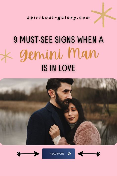 9 Must-See Signs When A Gemini Man Is In Love - If you are currently seeing or dating a Gemini man, here are the signs that you need to take note of to find out if he is in love with you. Continue reading to learn more about the signs when a Gemini Man is in love with you. #zodiac #zodiaccompatibility #gemini #geminiman #geminimaninrelationship Gemini Man Gemini Woman, Gemini Men Relationships, Men In Love Signs, Dating A Gemini, Gemini Man In Love, Gemini Relationship, Zodiac Signs Matches, Gemini Love, Different Zodiac Signs