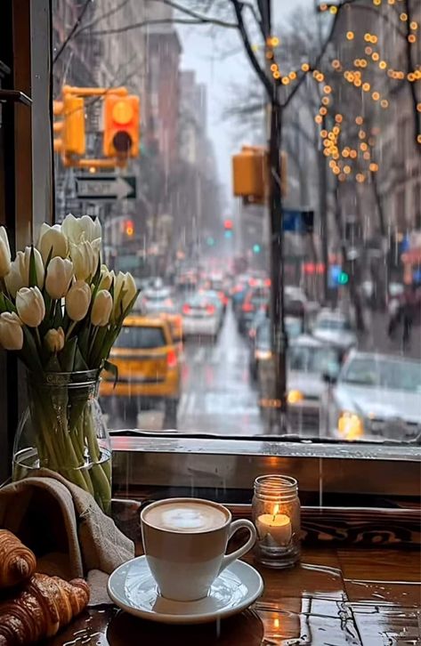 Coffeeshop Aesthetic Cozy, Cosy Cafe Aesthetic, Apple Pudding, Hot Choco, Rain And Coffee, Cosy Cafe, Rainy Day Aesthetic, Cozy Coffee Shop, Want And Need