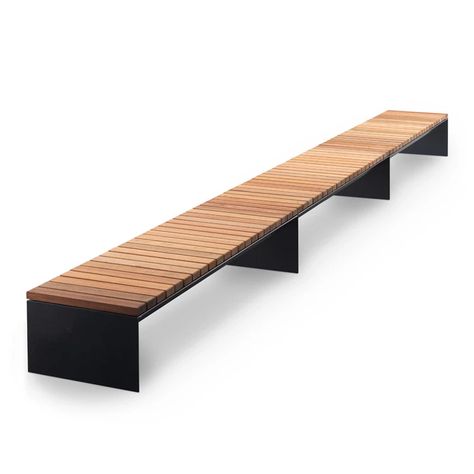 Outdoor Seats, Modern Bench Outdoor, Door Bench, Outdoor Bench Seating, Play Ground, Back Garden Design, Public Seating, Outdoor Seat, Corner Shelf