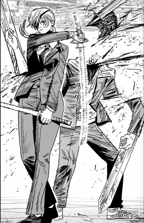 Quanxi Chainsaw Man, Chainsaw Man Wallpaper, Quanxi Chainsaw, Chainsaw Man Manga, Oc Manga, Man Wallpaper, Character Poses, Manga Pages, Reference Poses