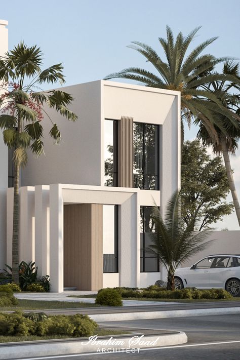 Villa Background, Abu Dhabi House, Abu Dhabi Architecture, Dubai Villa Design, Dubai Residential Architecture, Modern Villa Dubai, Villa Designs, Modern Villa Design, Architecture Concept Diagram