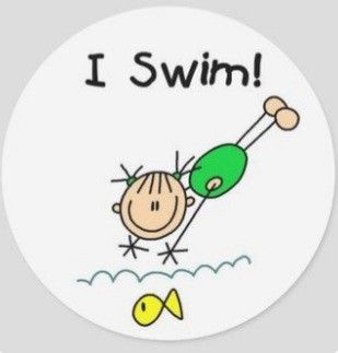 Swimming Pics, Swimming Cartoon, Painted Stepping Stones, Sanibel Shells, Kids Characters, Stick Drawings, Garden Rocks, Stick People, Stick Figure Drawing