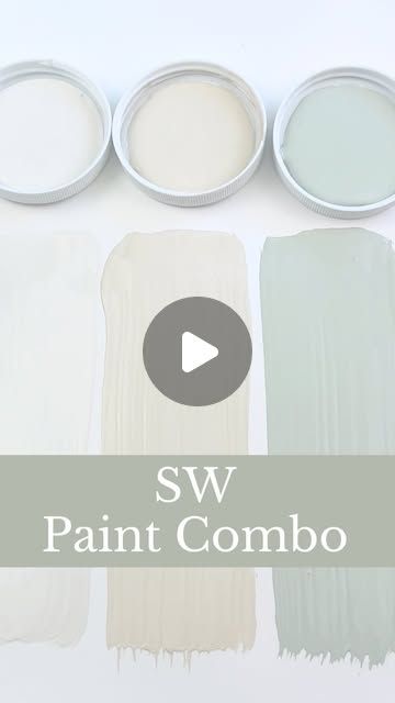 Loralee AhMu on Instagram: "Looking for a great neutral combo with a touch of color? Check this out: 

1️⃣SW Snowbound is a cool white with a touch of gray that keeps it feeling soft and neutral—not too harsh or stark.

2️⃣ SW Shoji White is a soft, warm off-white with beige and gray undertones that gives it a slightly creamy appearance. It works beautifully as the main color in a room or on an exterior.

3️⃣ SW Sea Salt is a light, muted green with blue-gray undertones. It’s the perfect way to introduce a hint of color without overpowering a space.

✨Have you used any of these colors in your home? We’d love to hear your thoughts in the comments.

♥️ Love paint and home decor inspo? Follow Simplee DIY. 

#paintcolors #paintcolor #interiorpaint #interiorpainting #wallpaint #wallpainting #ex Sw Rainwashed Vs Sea Salt, Sw Shoji White, Sw Snowbound, Light Muted Green, Sw Sea Salt, Sea Salt Paint, Shoji White, Green With Blue, Touch Of Gray