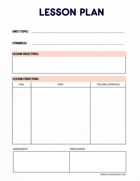 FREE Printable Teacher Binder: 60+ Outstanding Organizers! Teachers Lesson Plans Template, Teacher Binder Printables Free Templates, Preschool Teacher Lesson Plan Template, Tutoring Lesson Plan Template, Free Printable Lesson Plan Template, Teacher Lesson Plan Template Free, Free Lesson Plan Template Editable, Teacher Worksheets Lesson Plans, Teaching Lesson Plans Templates