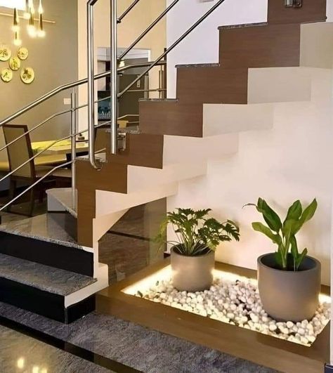 Small Garden Under Stairs, تحت الدرج, درج السلم, Staircase Design Modern, Stairs Design Interior, Stairway Design, Stairs Design Modern, Staircase Decor, Interiors Inspiration